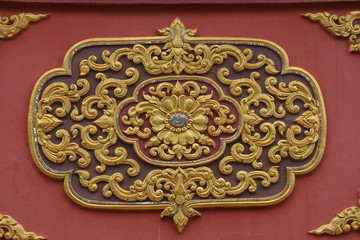Pattern / A picture of Thai pattern style usually found in the temples of places for worship
