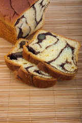 bread with chocolate