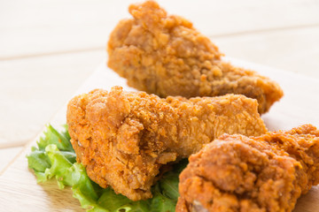 fried crispy chicken