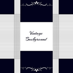 vintage background frame design black