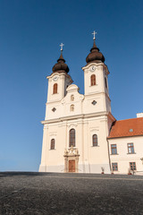 Fototapeta na wymiar Benedictine Abbey in Tihany peninsula, Hungary