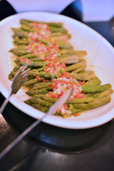 plat d'asperges