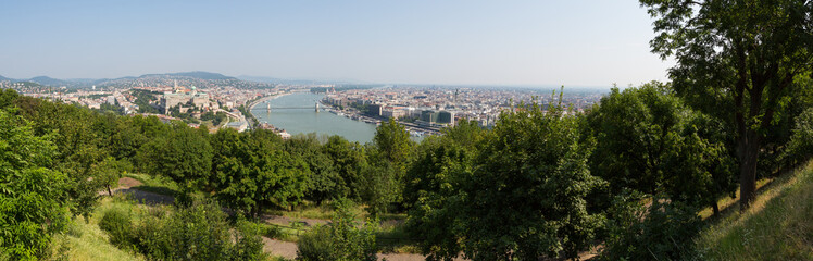 Fototapeta premium Panoramic view of Budapest