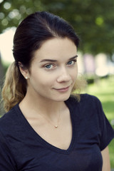 Naklejka premium Beautiful young woman