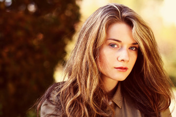 Brunette young woman