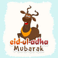Eid-Al-Adha celebration with goat.