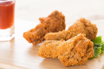 fried crispy chicken