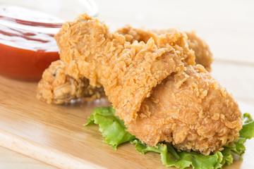 fried crispy chicken