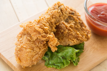fried crispy chicken