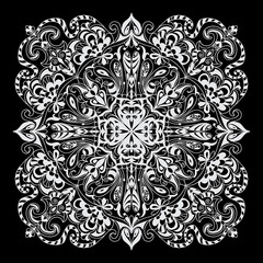 Abstract mandala zentangle
