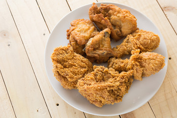 fried crispy chicken