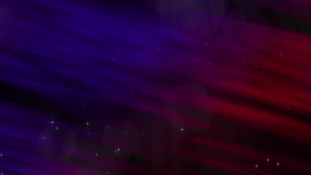 Red and Purple Background and Rising Sparkles with Seamless Loop