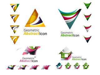 Letter business emblem collection