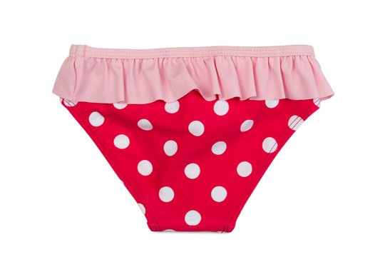 red panties with polka dots