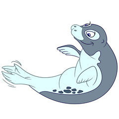 playful seal