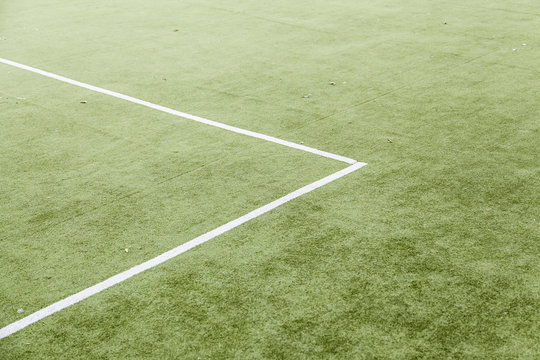Lines on a football field