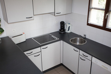 Modern kitche, in a house