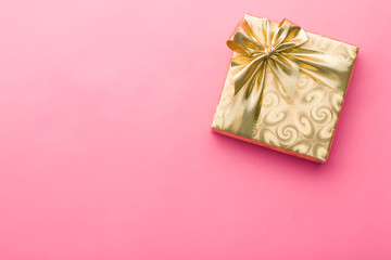 gold gift box
