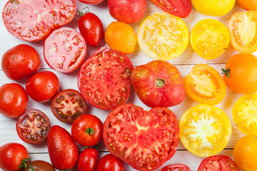 colorful tomatoes