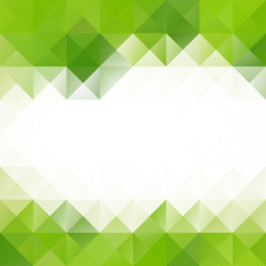 Green Grid Mosaic Background, Creative Design Templates