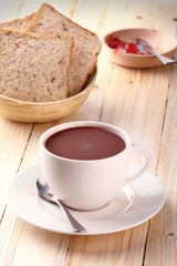 hot chocolate drink