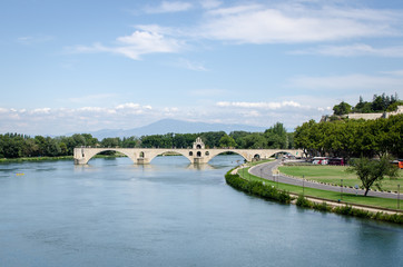Pont Saint Benezet in Avignon, France