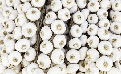 Garlic at a market