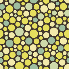Seamless festive background from circles.  Vector Illustration.