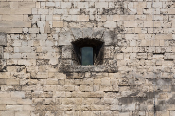 Window in a fortified wall