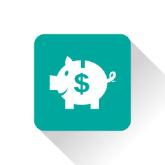 Vector piggy bank icon