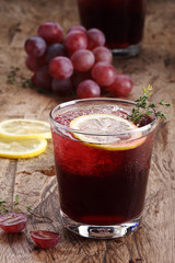 red grape summer drink