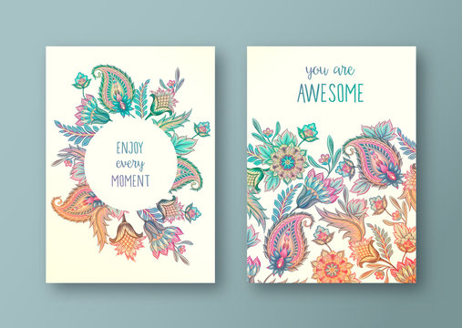 Set of Floral Cards