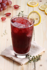red grape summer drink
