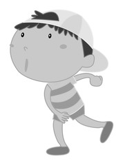 Little boy wearing a cap