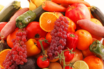 新鮮な野菜と果物