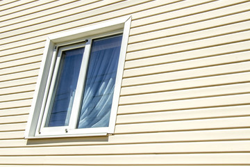 Fototapeta premium The window of a private house