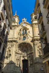 Church of Santa Maria del Coro in Donostia (Spain)