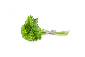 Parsley isolated on a white background