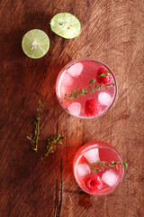 raspberry cocktail.