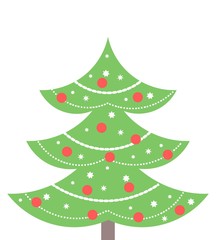 Christmas tree vector