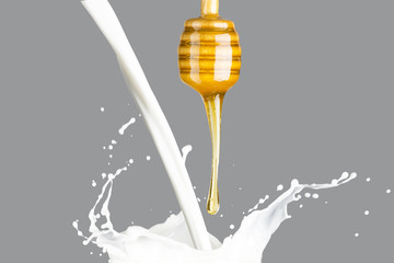 Honey Drip and Milk Splash