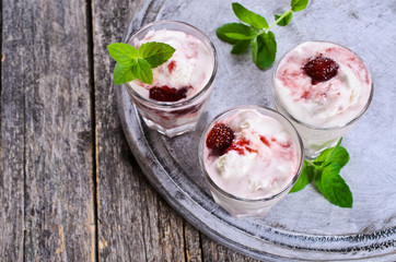 White ice cream