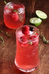 raspberry cocktail.