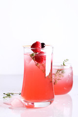 raspberry cocktail.
