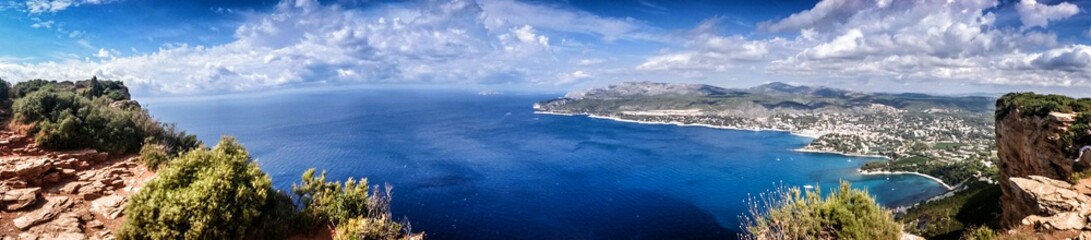 Fototapeta na wymiar Stunning gulf of Cassis view Provence France