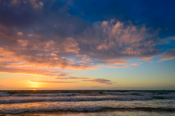Fototapeta premium Sunset on the beach