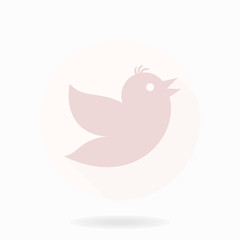 Flying Bird Vector Flat Icon