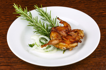Grilled quail