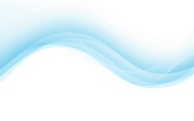 Abstract background with blue lines. Vector Illustration