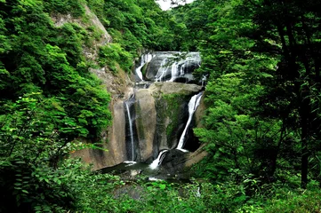 Fotobehang 茨城県　日本の滝百選　袋田の滝 © Sanae Arai